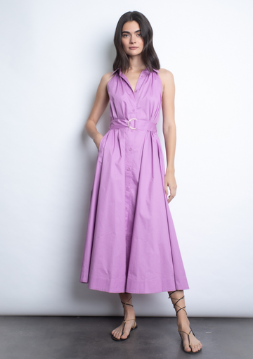 Trinidad Midi Dress in Lavender